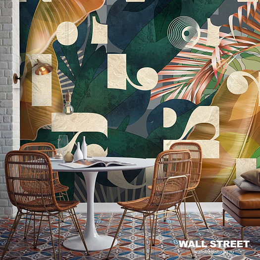 Фотообои в интерьере артикул Grafico 4, GRAFICO, Wall street