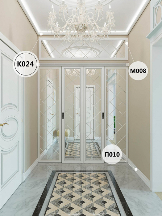 Плинтусы в интерьере артикул KX024, 55Х50, Потолочные карнизы, Cosca