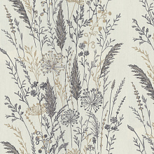 Бело-бежевые обои Euro Decor Поле 7272-22
