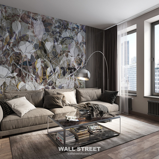 Фотообои в интерьере артикул 22247, Flo, Wall street