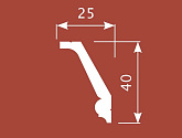 Артикул KX023, 40Х25, Потолочные карнизы, Cosca в текстуре, фото 2