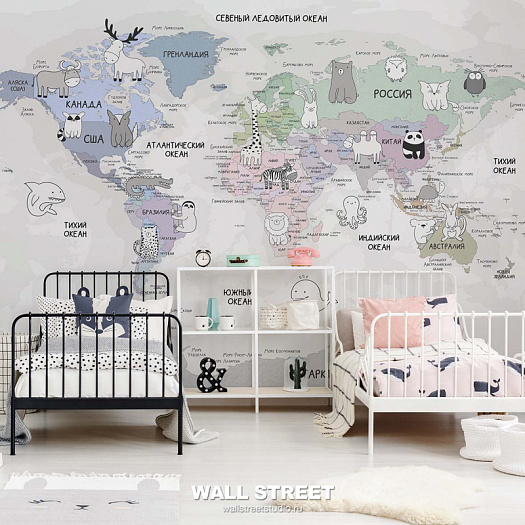 Фотообои в интерьере артикул Travel Kids 17, TRAVEL KIDS, Wall street